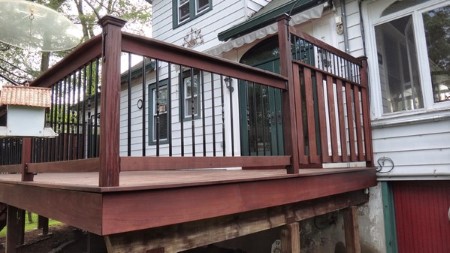 Ipe deck softwash cleaning west caldwell
