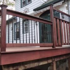 IPE Deck SoftWash Cleaning and Oiling Project in West Caldwell, NJ